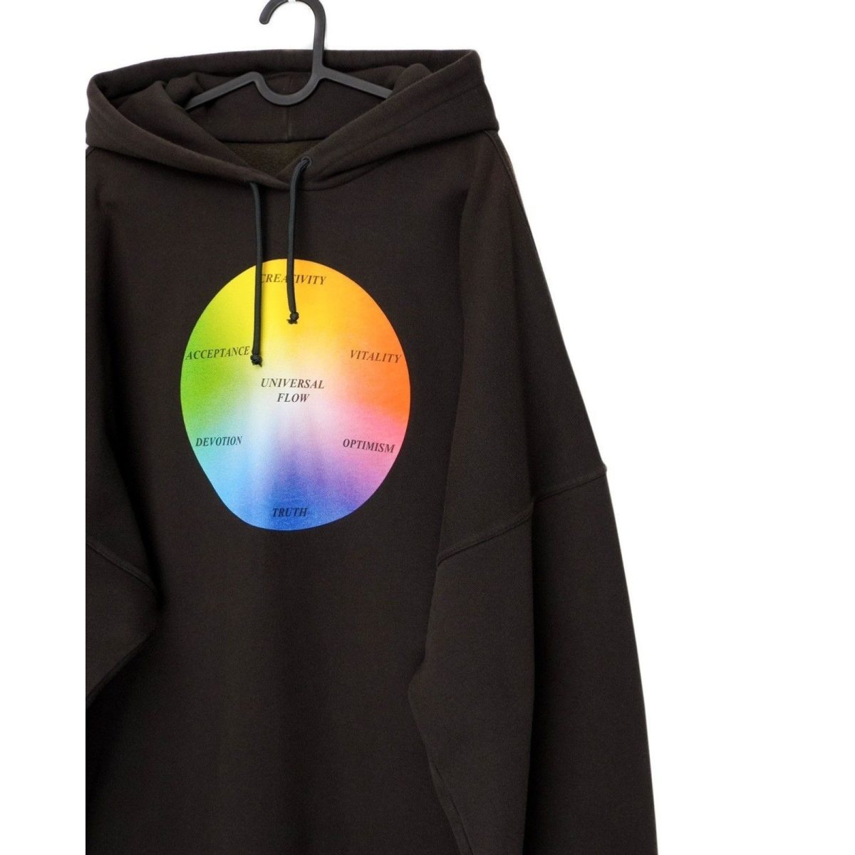 Balenciaga Universal Flow Back Logo Brown Sweatshirt Hoodie — photo 4