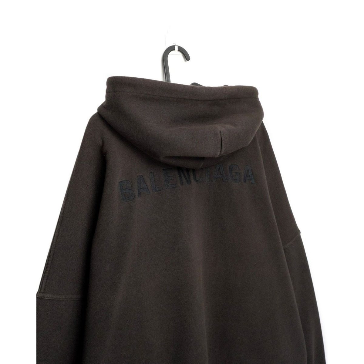 Balenciaga Universal Flow Back Logo Brown Sweatshirt Hoodie — photo 9