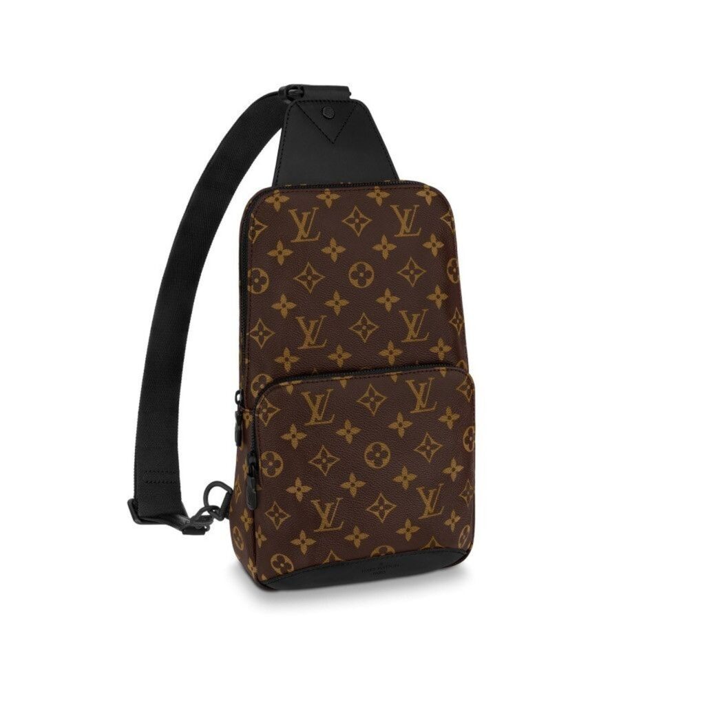 Louis Vuitton Monogram Canvas Leather Brown Avenue Sling Bag — photo 3
