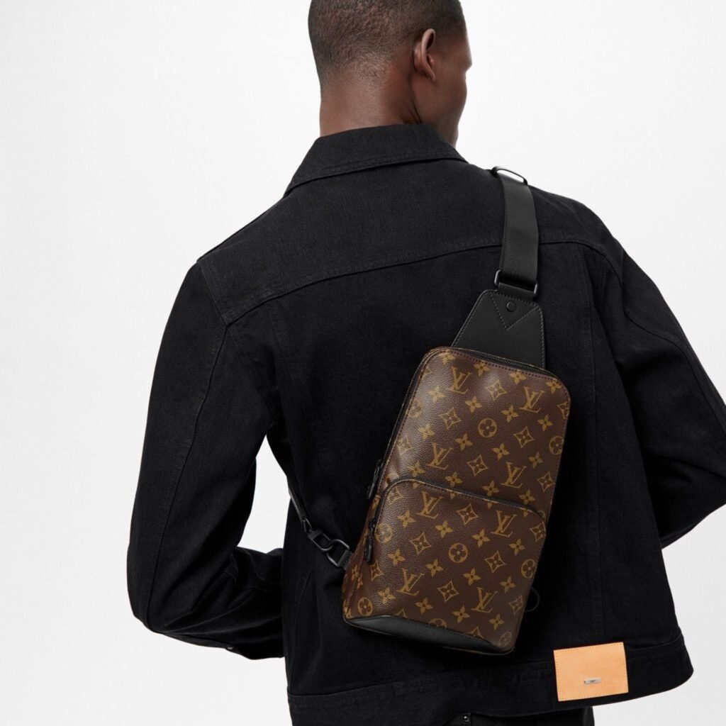Louis Vuitton Monogram Canvas Leather Brown Avenue Sling Bag — photo 7