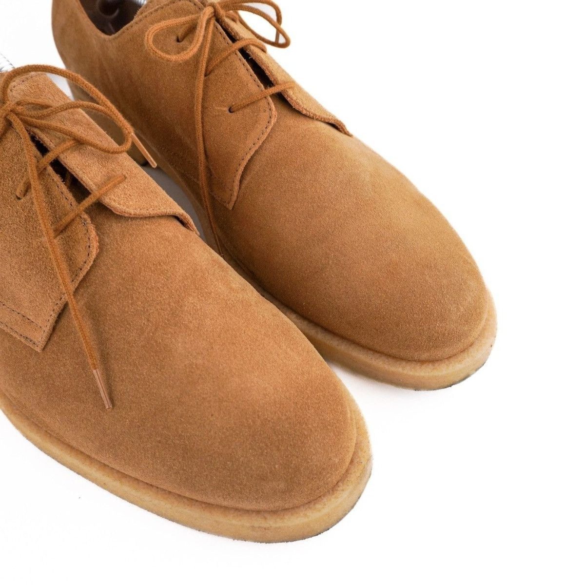 Common Projects Cadet Suede Leather Derby Shoes — photo 5