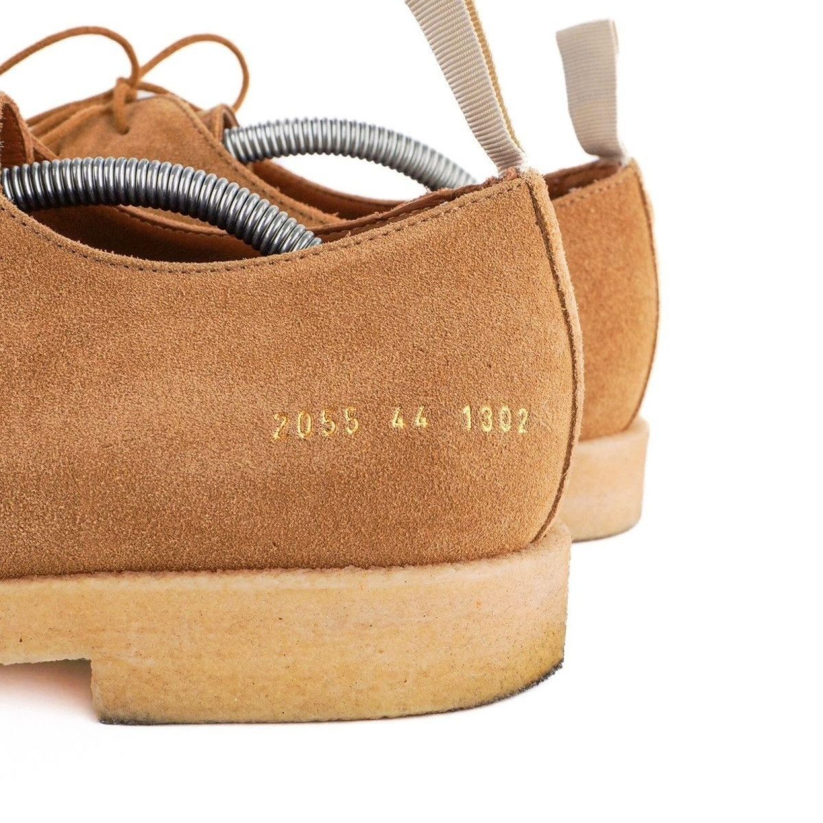 Common Projects Cadet Suede Leather Derby Shoes — photo 7