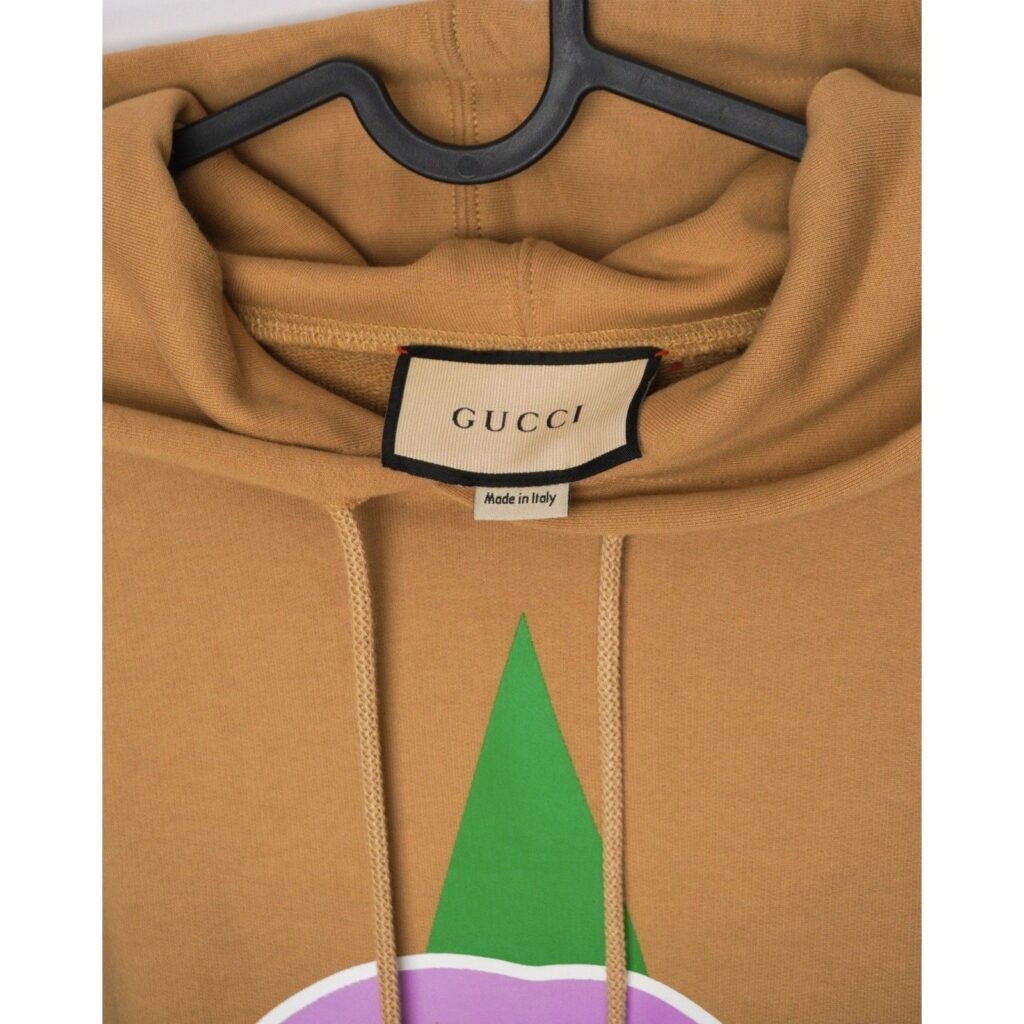 Gucci Interlocking GG Star Logo Brown Hoodie Sweatshirt — photo 5