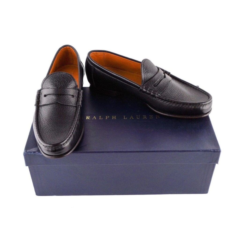 Ralph Lauren Chalmers Grain Leather Penny Loafers Shoes — photo 12