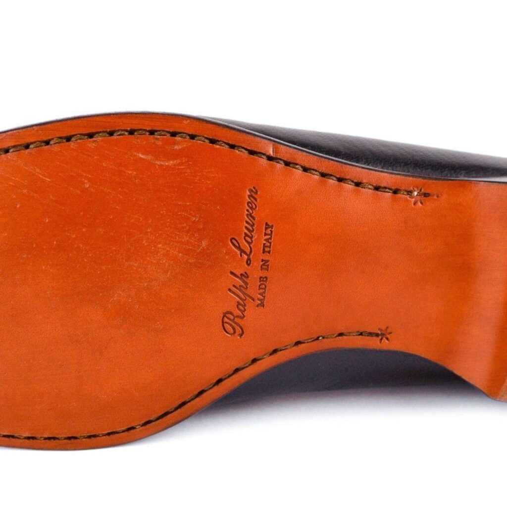Ralph Lauren Chalmers Grain Leather Penny Loafers Shoes — photo 7