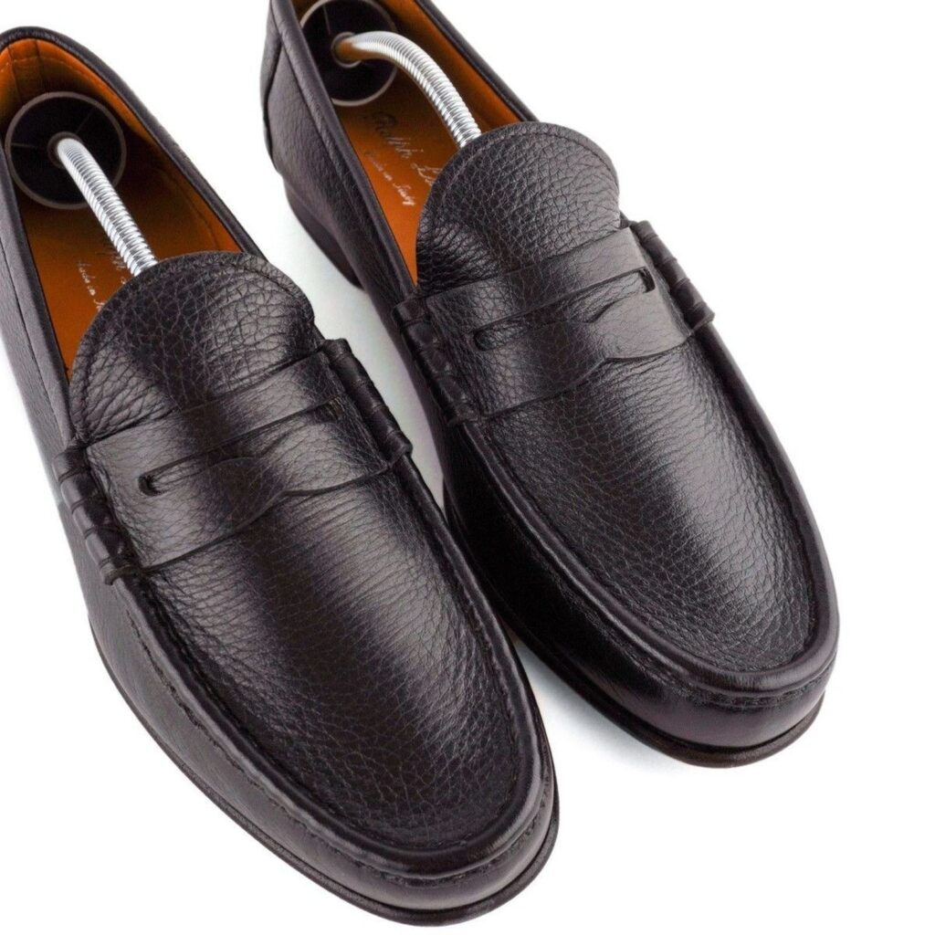 Ralph Lauren Chalmers Grain Leather Penny Loafers Shoes — photo 8
