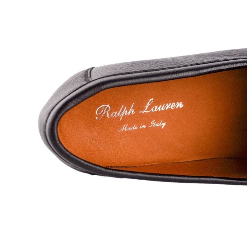 Ralph Lauren Chalmers Grain Leather Penny Loafers Shoes — photo 9