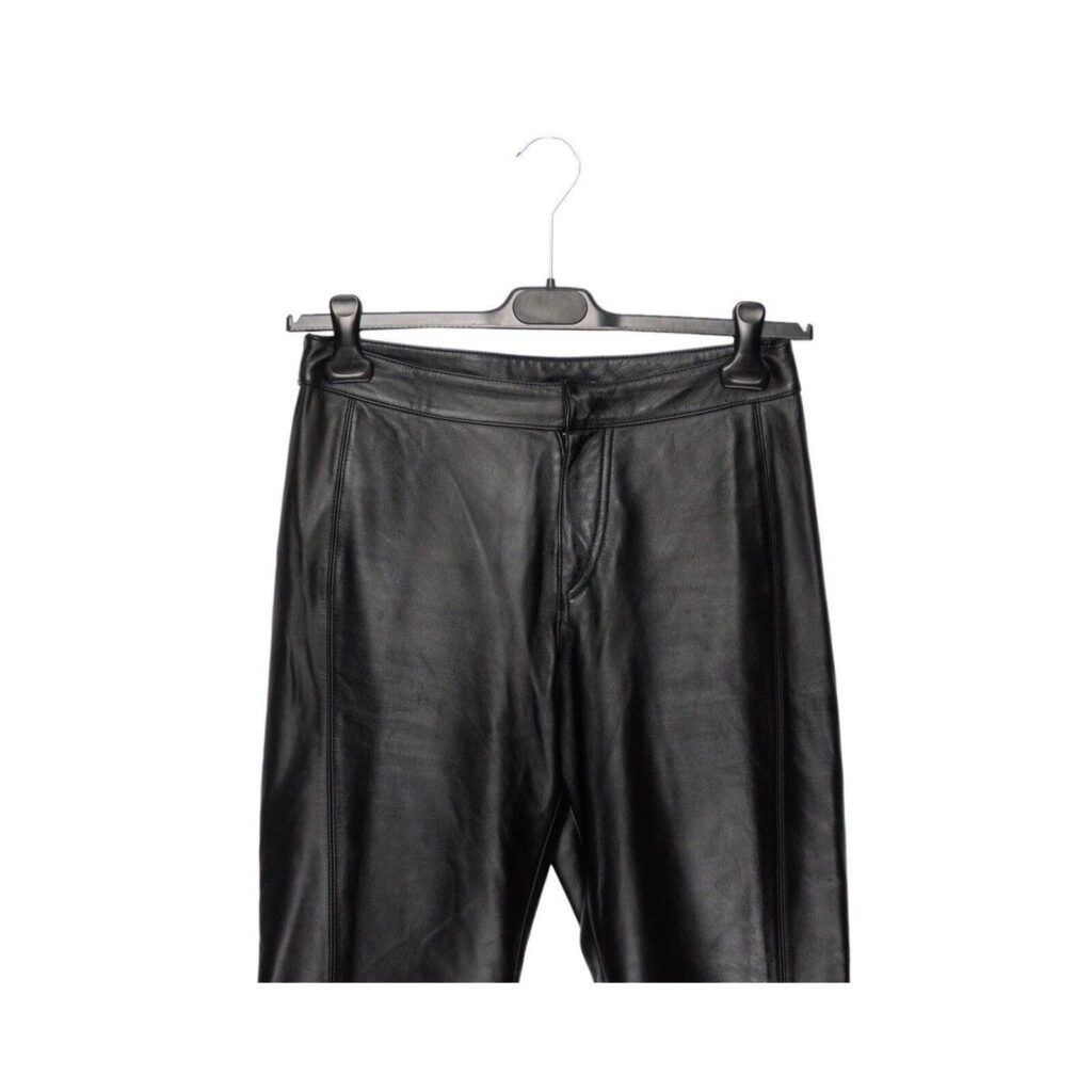 Vintage Levi’s Strauss Leather Black Bootcut Pants — photo 2
