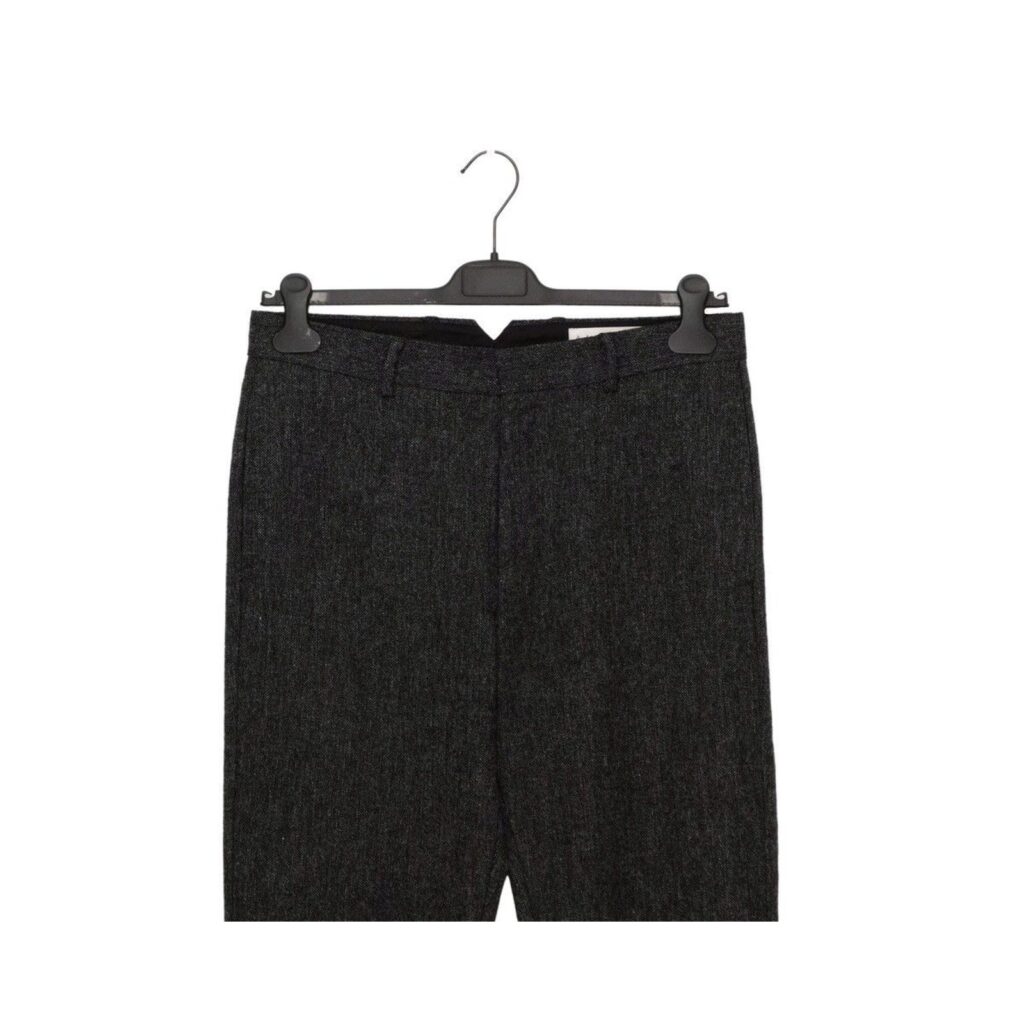 Acne Studios AW15 Aron Tweed Grey Melange Wool Trouser Pants — photo 2