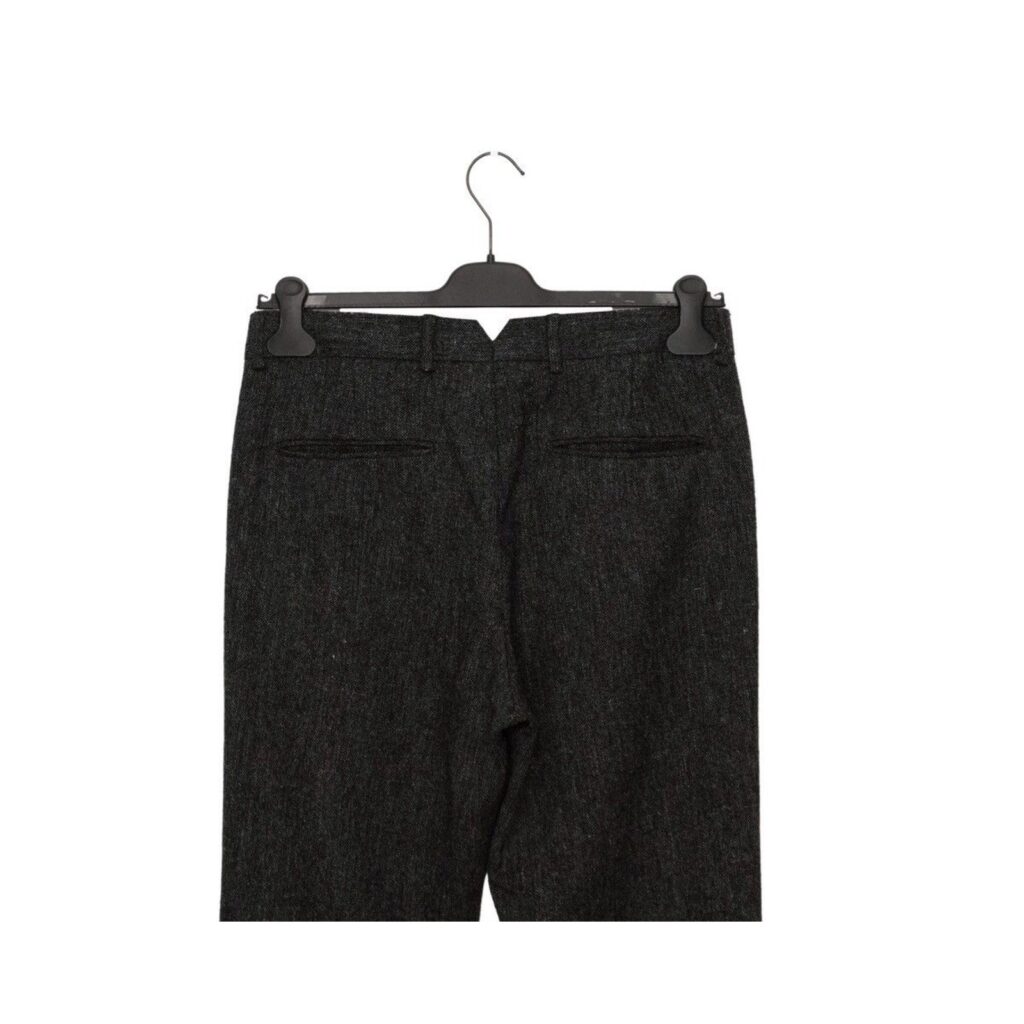 Acne Studios AW15 Aron Tweed Grey Melange Wool Trouser Pants — photo 4