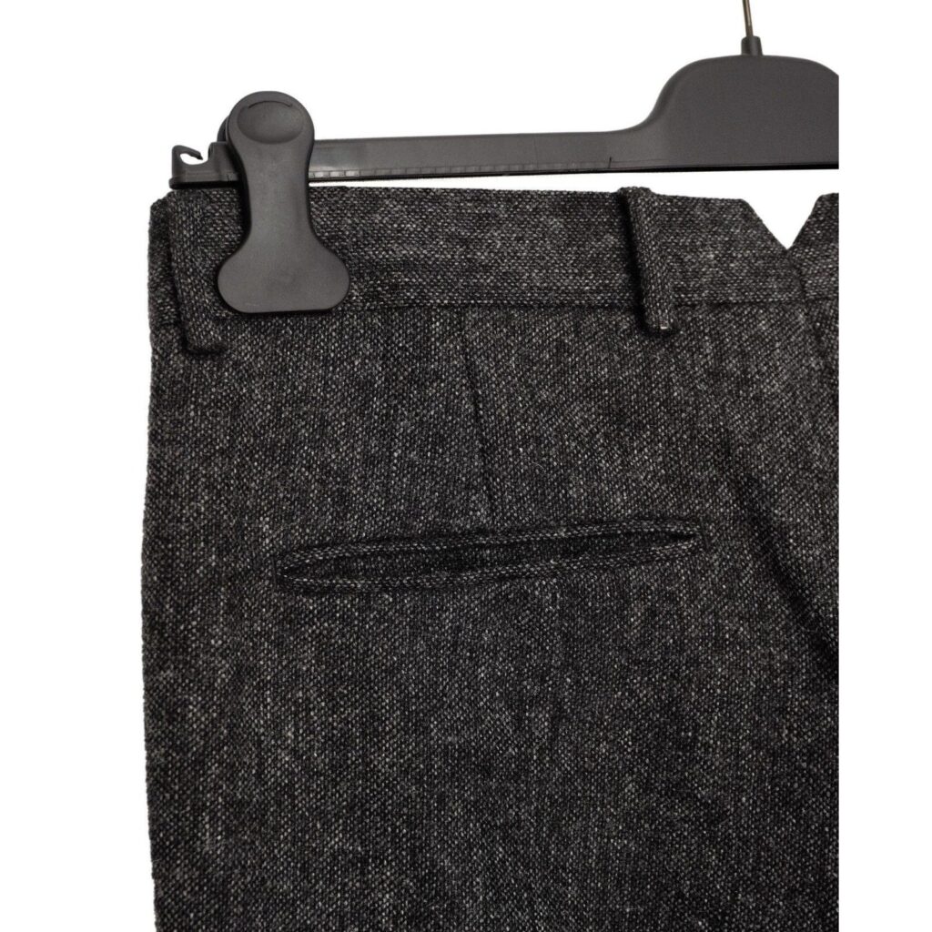 Acne Studios AW15 Aron Tweed Grey Melange Wool Trouser Pants — photo 5