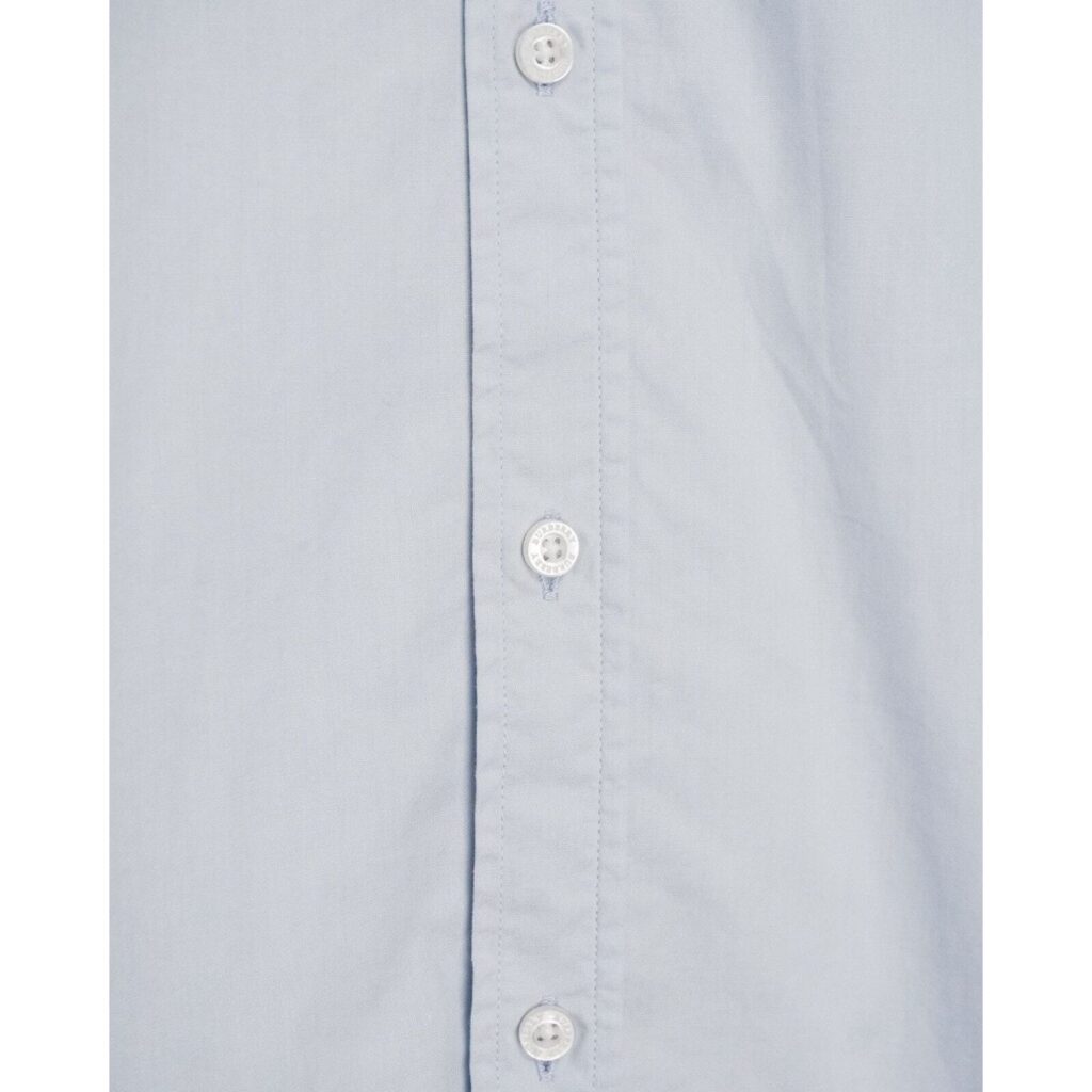 Burberry Equestrian Knight Embroidery Logo Light Blue Shirt — photo 6