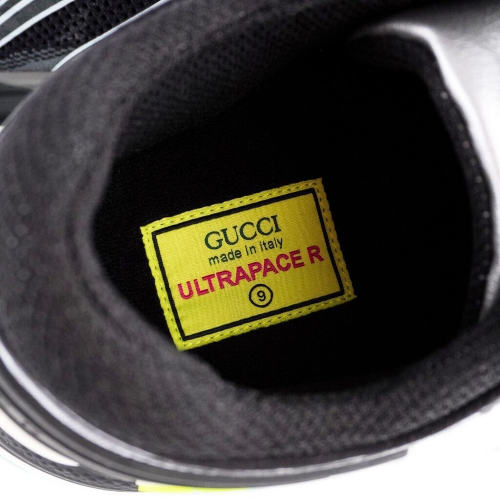 Gucci Ultrapace R GG Logo Mint Green Black Sport Sneakers — photo 12