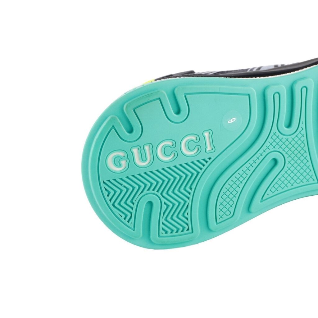 Gucci Ultrapace R GG Logo Mint Green Black Sport Sneakers — photo 7