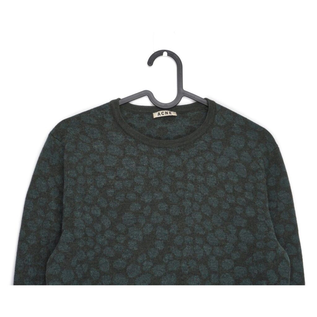 Acne Studios Clissold Printed Multicolor Lana Wool Sweater — photo 2