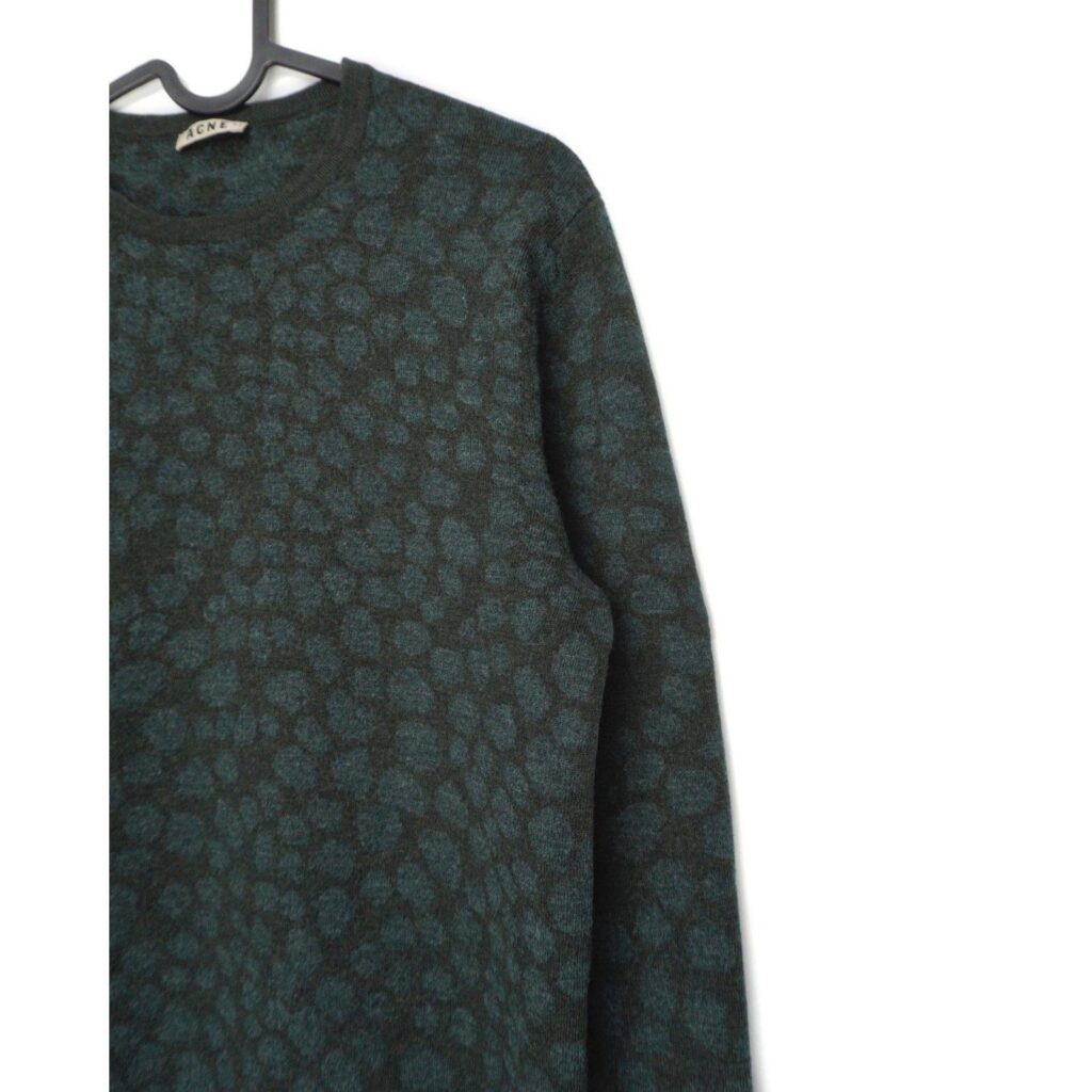 Acne Studios Clissold Printed Multicolor Lana Wool Sweater — photo 3