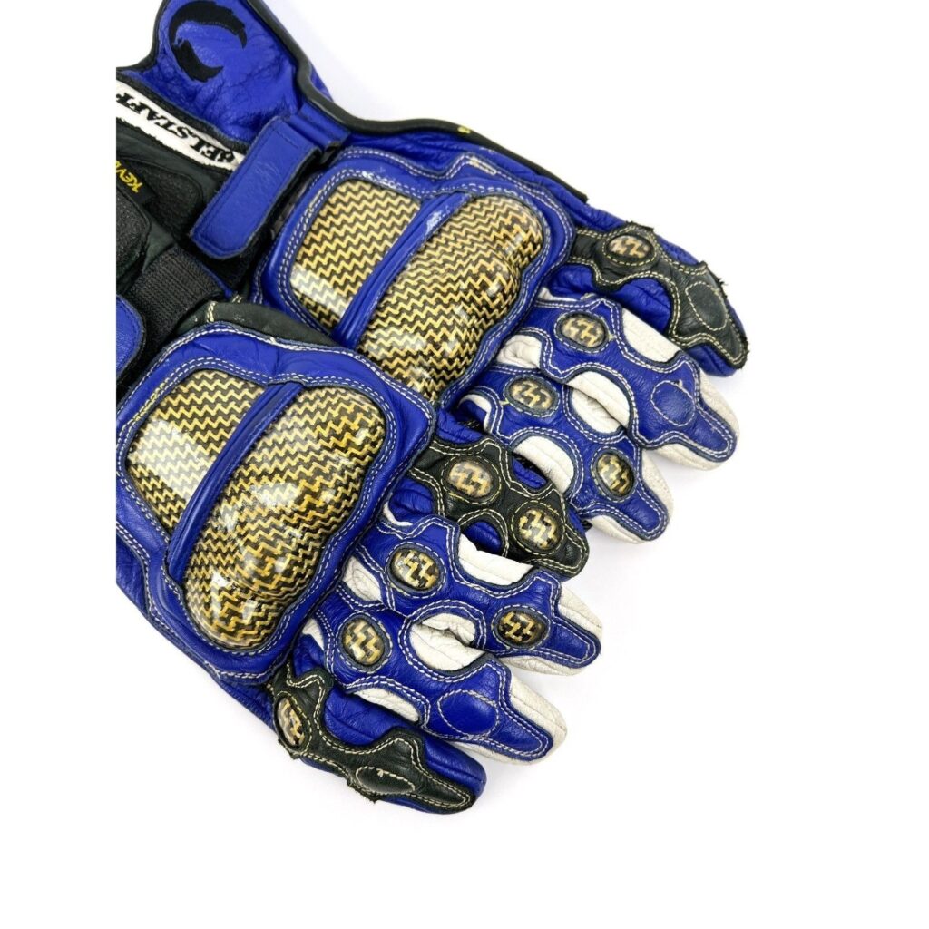 Belstaff Max Carbon Kelvar Leather Motorcycle Biker Gloves — photo 3