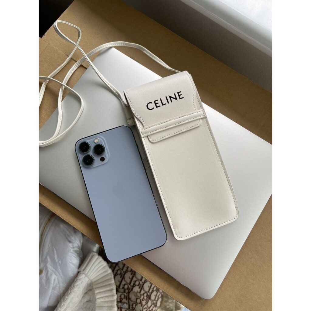 Celine Smooth Lambskin Phone Wallet Sunglasses Pouch Bag — photo 3