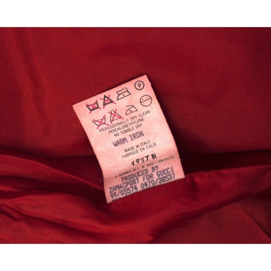 Gucci Tom Ford Era 90’s Red Suede Leather High Waist Pants — photo 12
