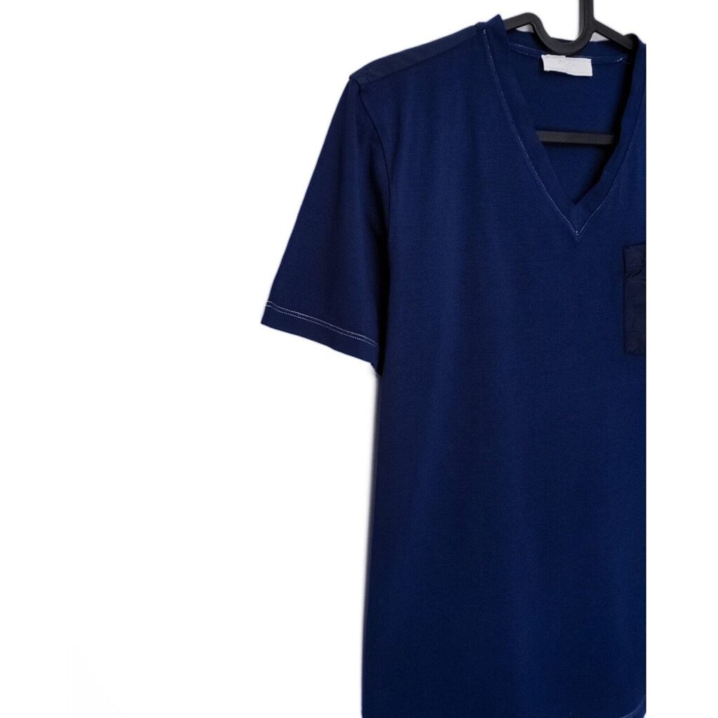 Prada Linea Rossa Red Tab Logo Nylon Pocket Tee Shirt — photo 3