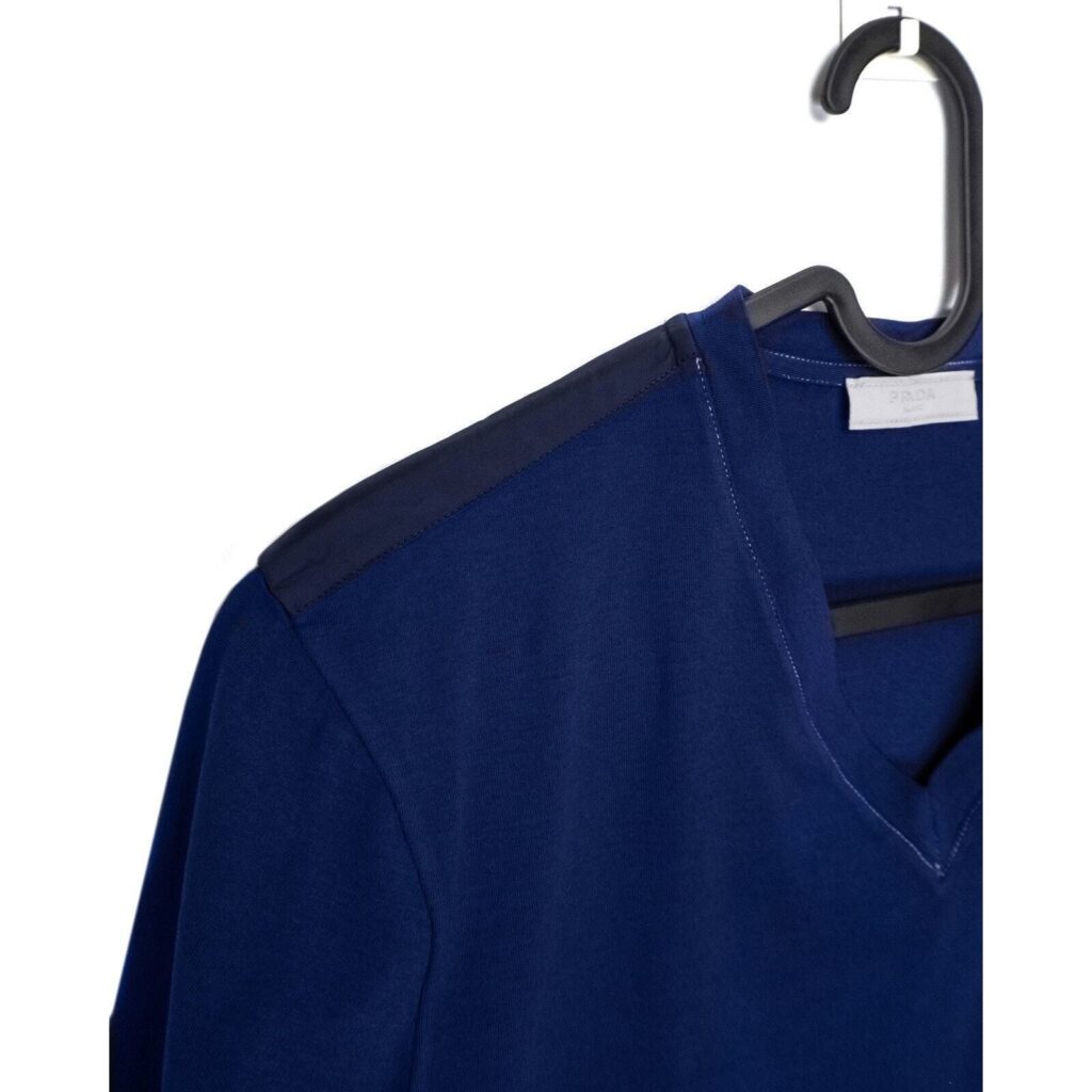 Prada Linea Rossa Red Tab Logo Nylon Pocket Tee Shirt — photo 7