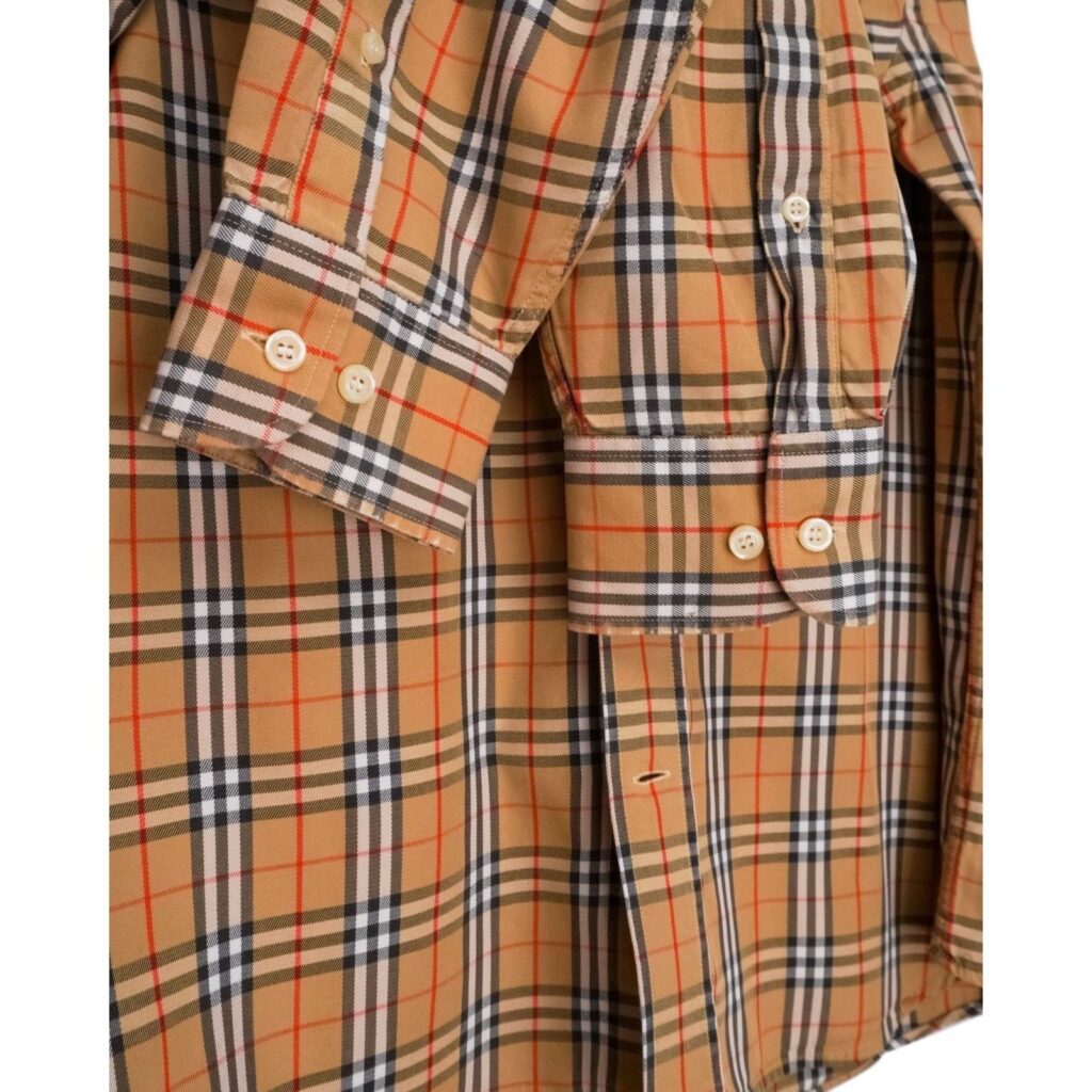 Vintage 90’s Burberrys Classic Check Monogram Pattern Shirt — photo 7