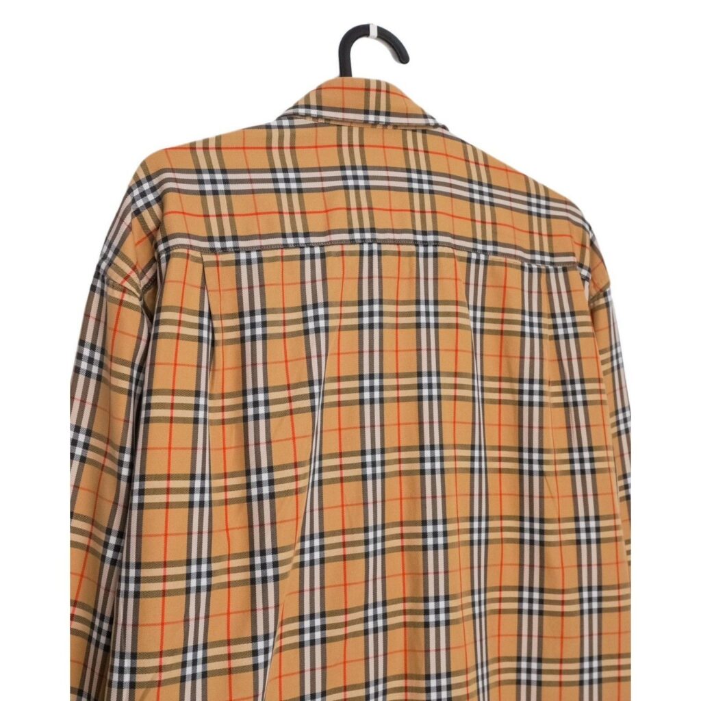 Vintage 90’s Burberrys Classic Check Monogram Pattern Shirt — photo 8