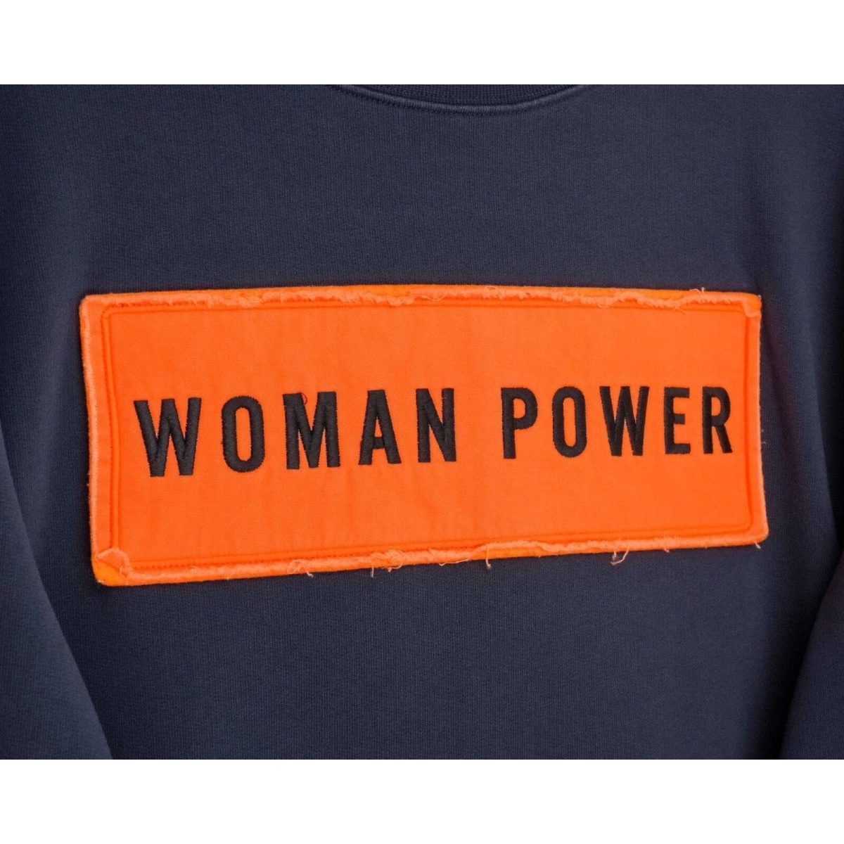 Acne Studios AW15 Woman Power Patch Blue Crew Sweatshirt — photo 5