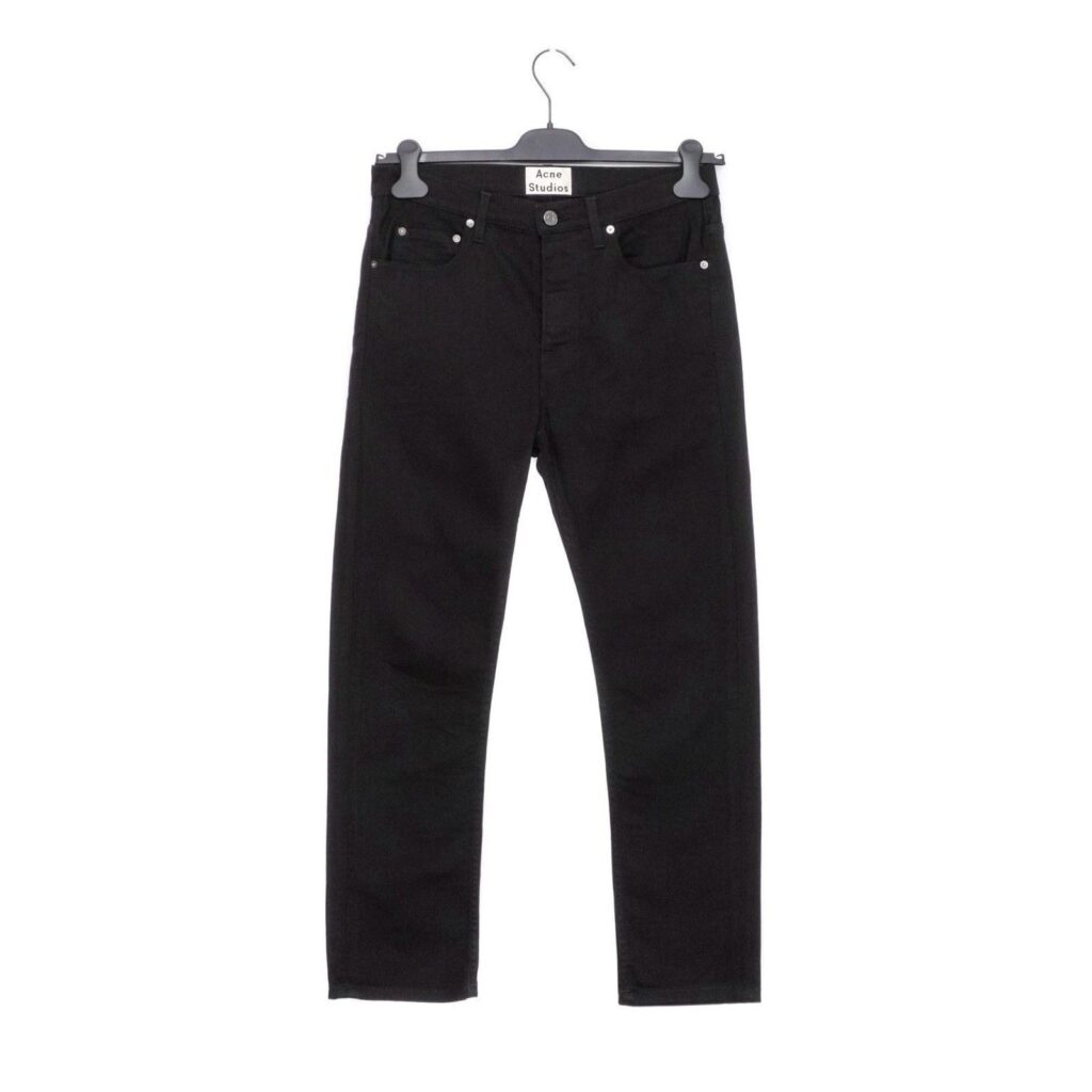 Acne Studios Town Stay Cash Black Denim Jean Pants