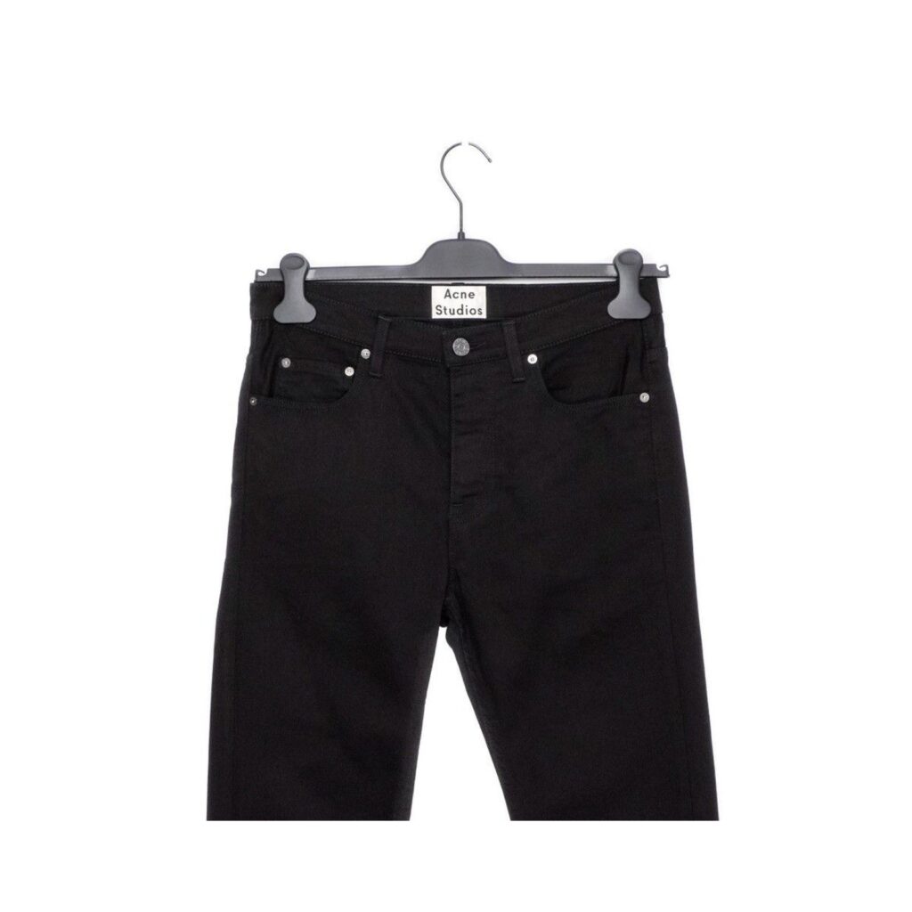 Acne Studios Town Stay Cash Black Denim Jean Pants — photo 2