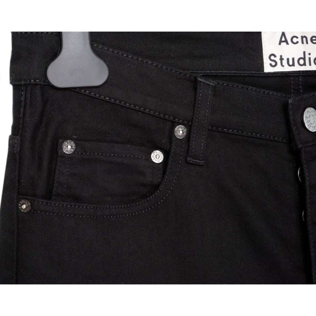 Acne Studios Town Stay Cash Black Denim Jean Pants — photo 4