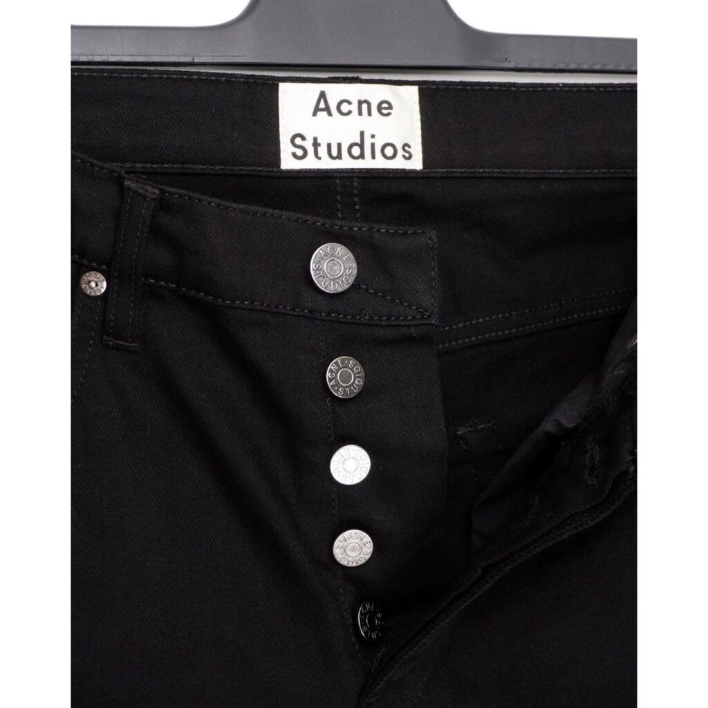 Acne Studios Town Stay Cash Black Denim Jean Pants — photo 5