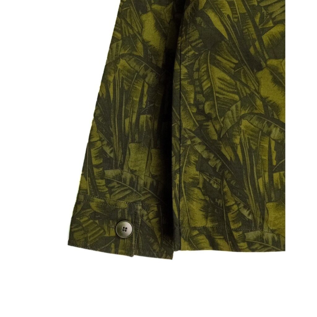 A.P.C. Harry Camouflage Print Green Ripstop Zip Jacket — photo 7