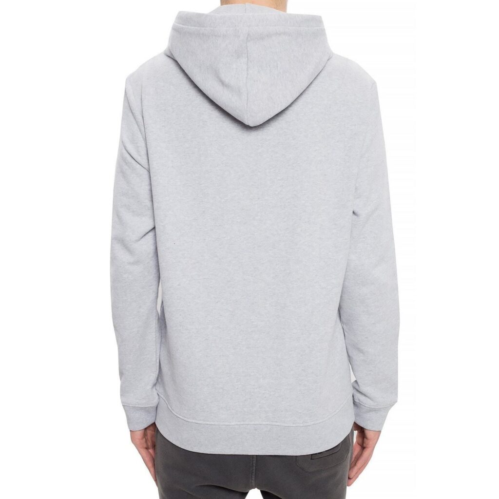 Allsaints Raven OTH Logo Gray Marl Hoodie Sweatshirt — photo 3