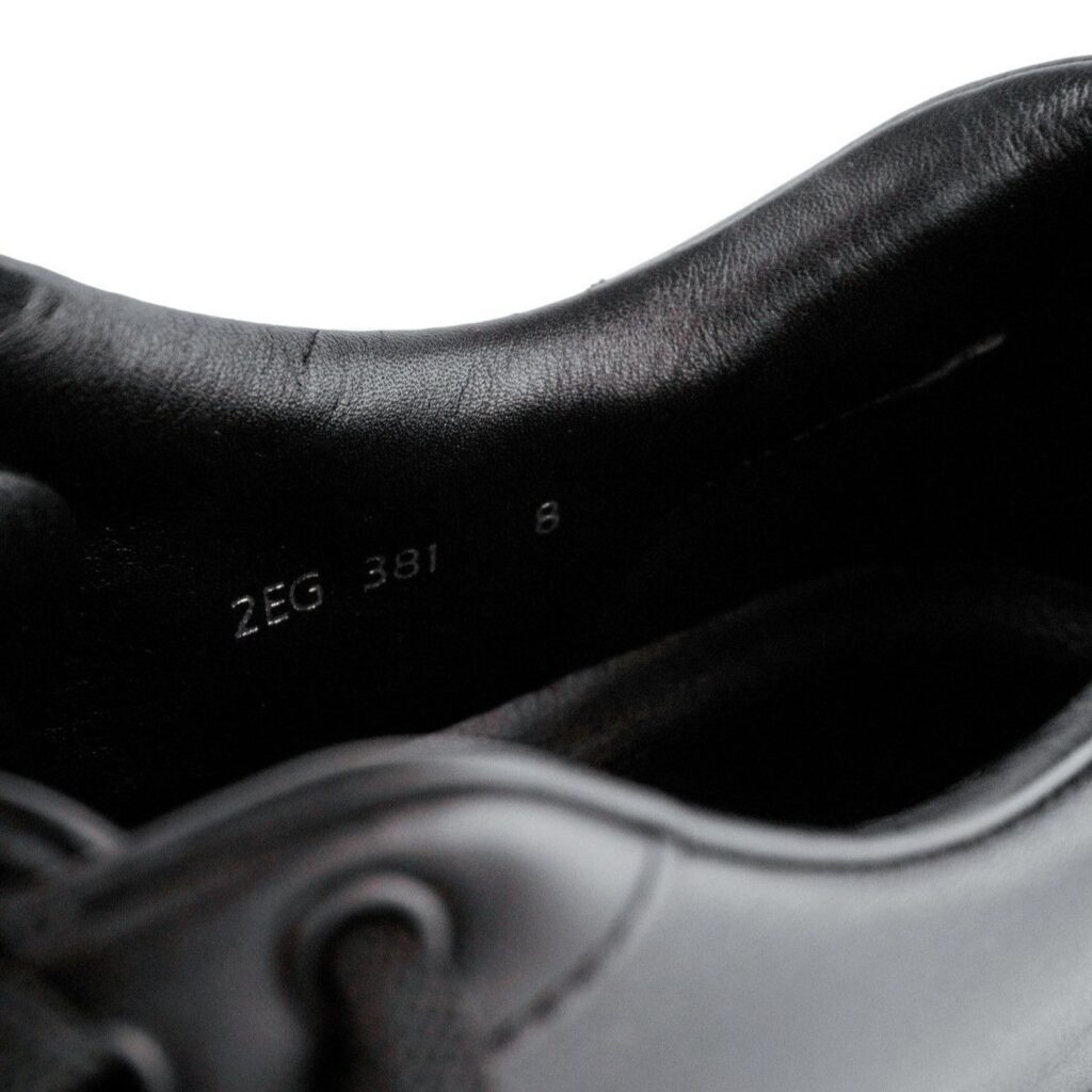 Prada Milano Classic Logo Black Leather Tennis Sneakers — photo 10
