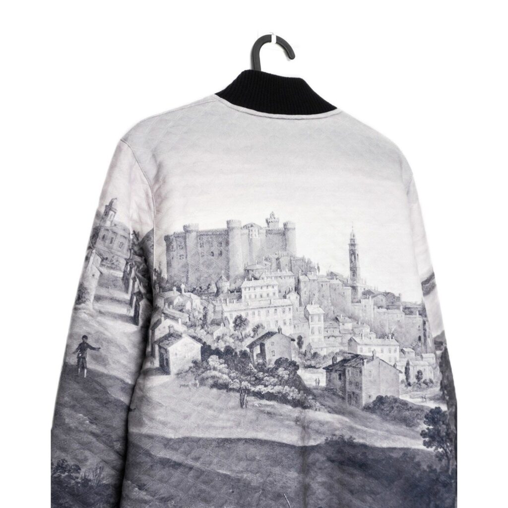 Rare Vintage Dolce Gabbana DG Logo Landscape Print Jacket — photo 11