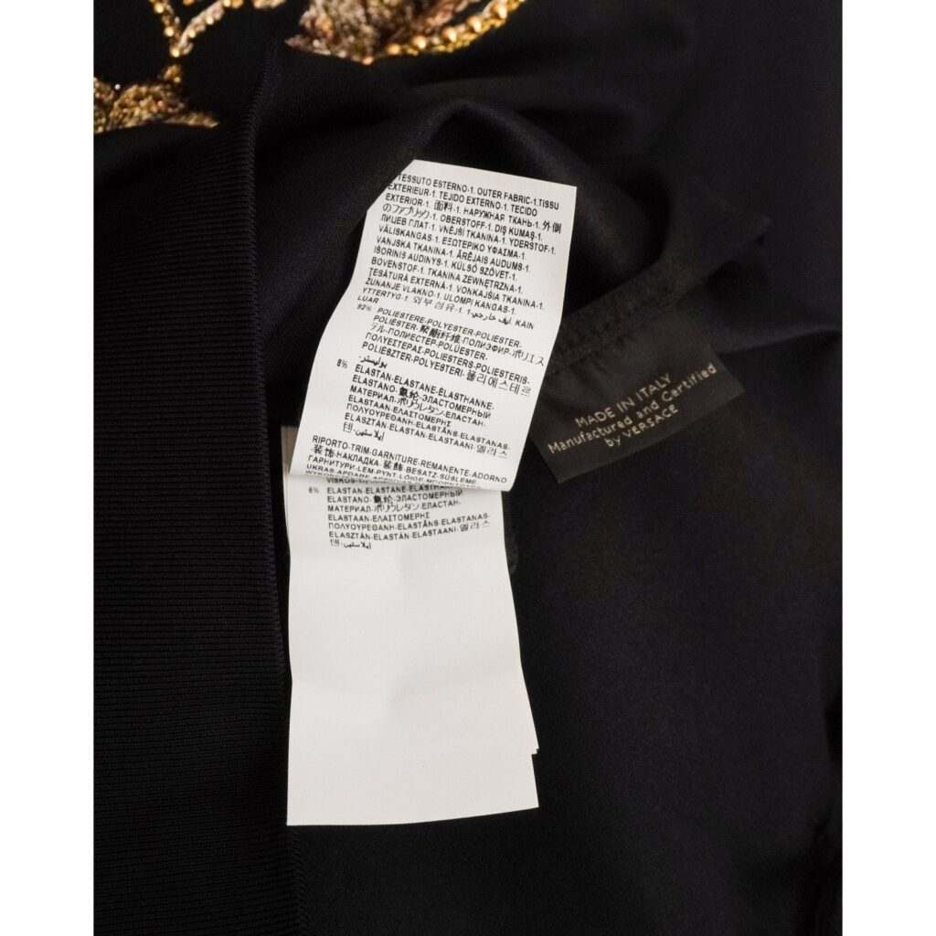 Versace Crystal Medusa Baroque Embroidered Logo Sweatshirt — photo 8