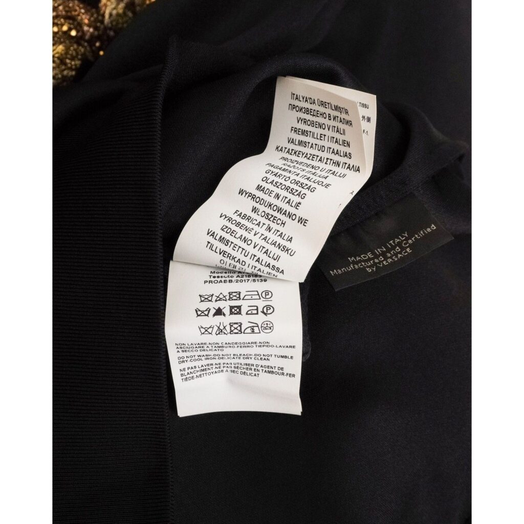 Versace Crystal Medusa Baroque Embroidered Logo Sweatshirt — photo 9