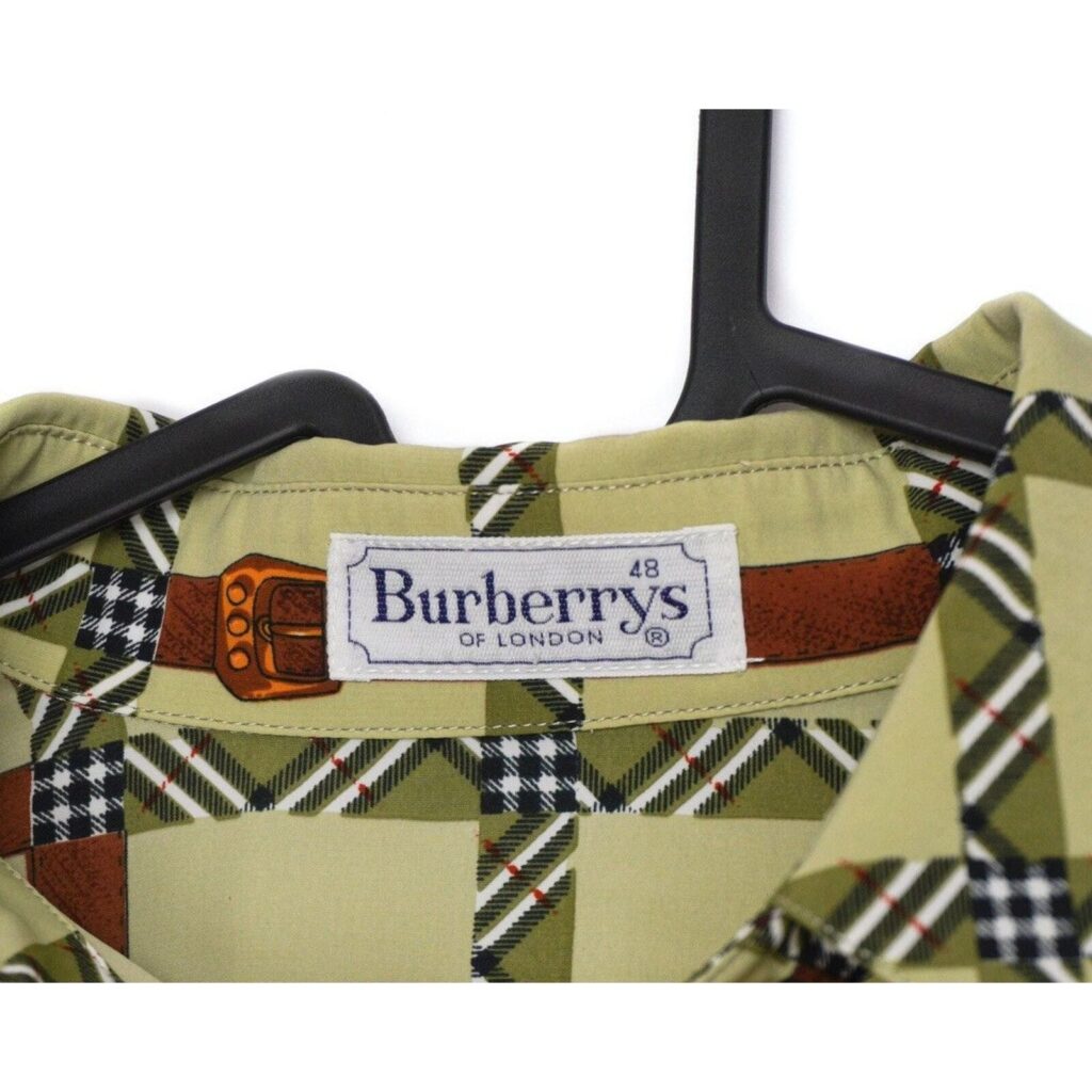Burberrys of London Full Check Belt Print Silky Blouse Shirt — photo 5