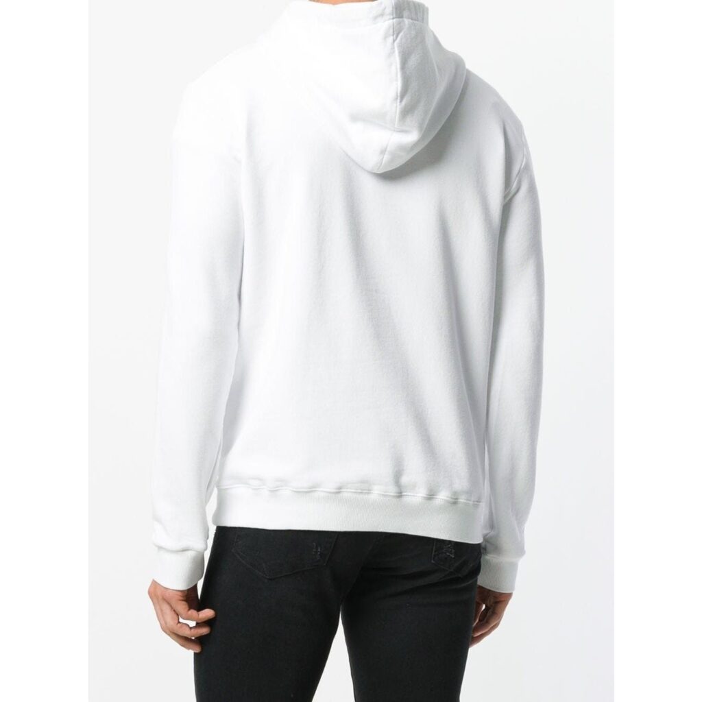 Saint Laurent Paris Logo Print Fleece Sweatshirt Hoodie — photo 7