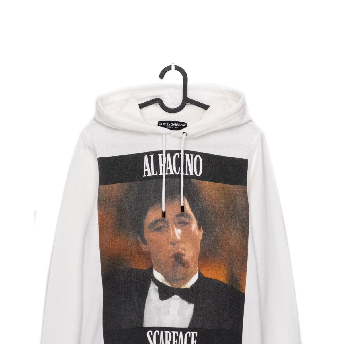 Vintage Dolce Gabbana AW09 Scarface White Sweatshirt Hoodie — photo 2