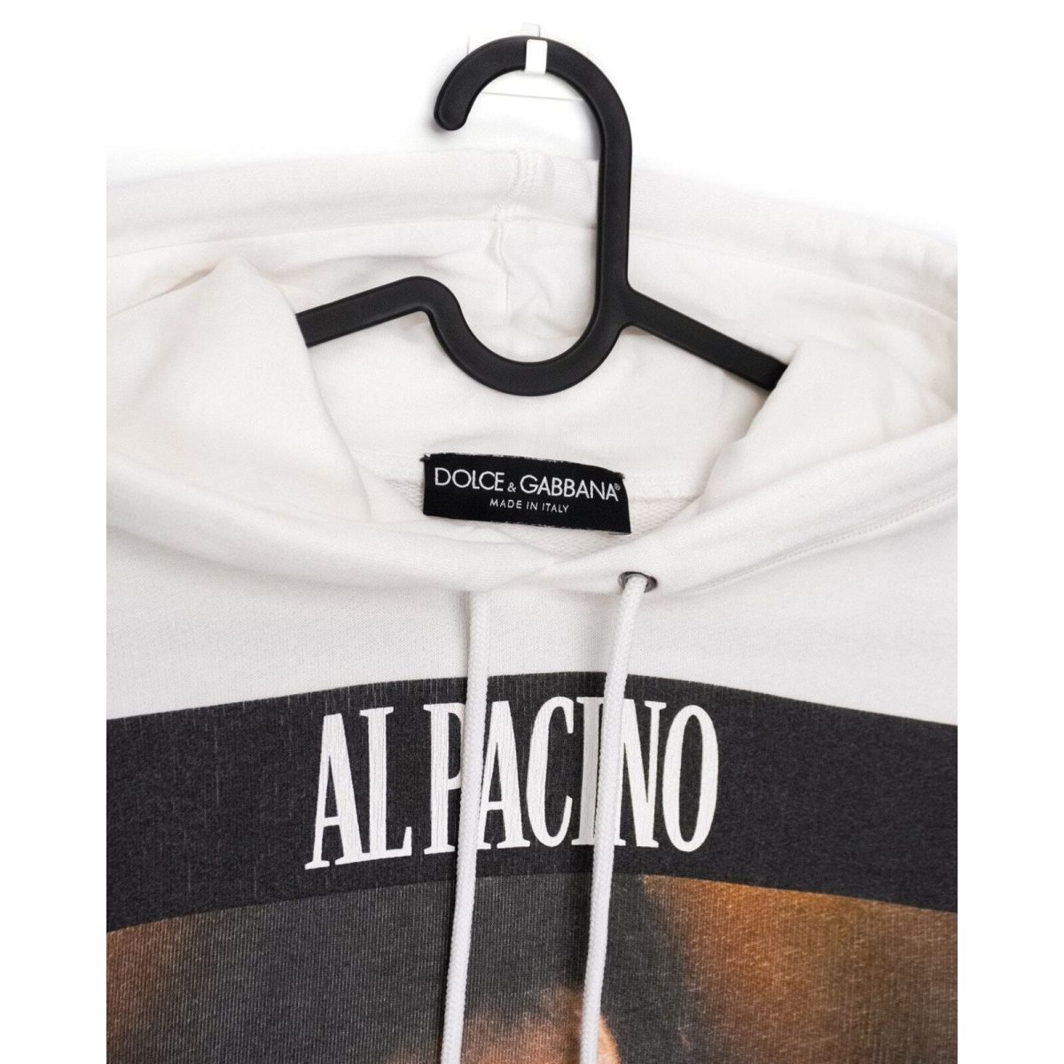 Vintage Dolce Gabbana AW09 Scarface White Sweatshirt Hoodie — photo 4