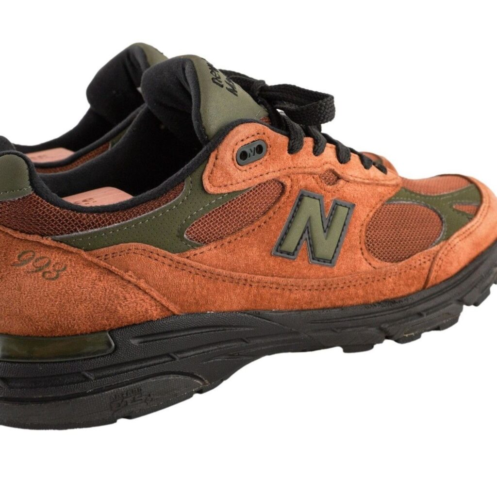 New Balance 993 Aime Leon Dore Brown Leather Sneakers — photo 8