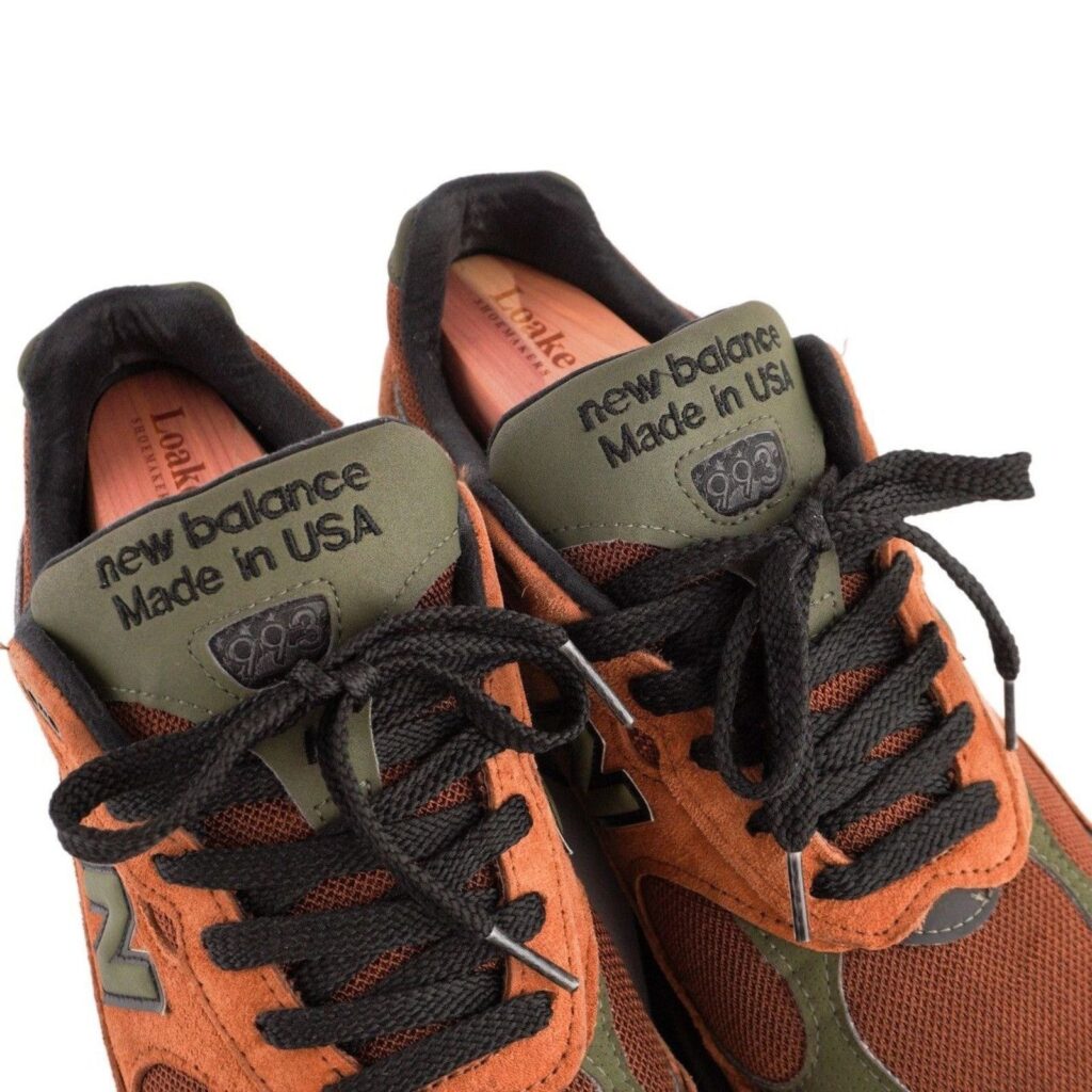 New Balance 993 Aime Leon Dore Brown Leather Sneakers — photo 9