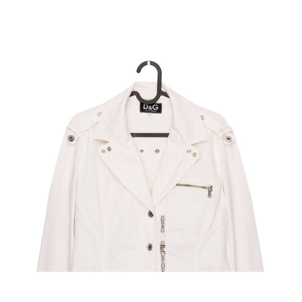 Dolce Gabbana 90’s Multi Zip Logo Eyelet Women’s Jacket — photo 2