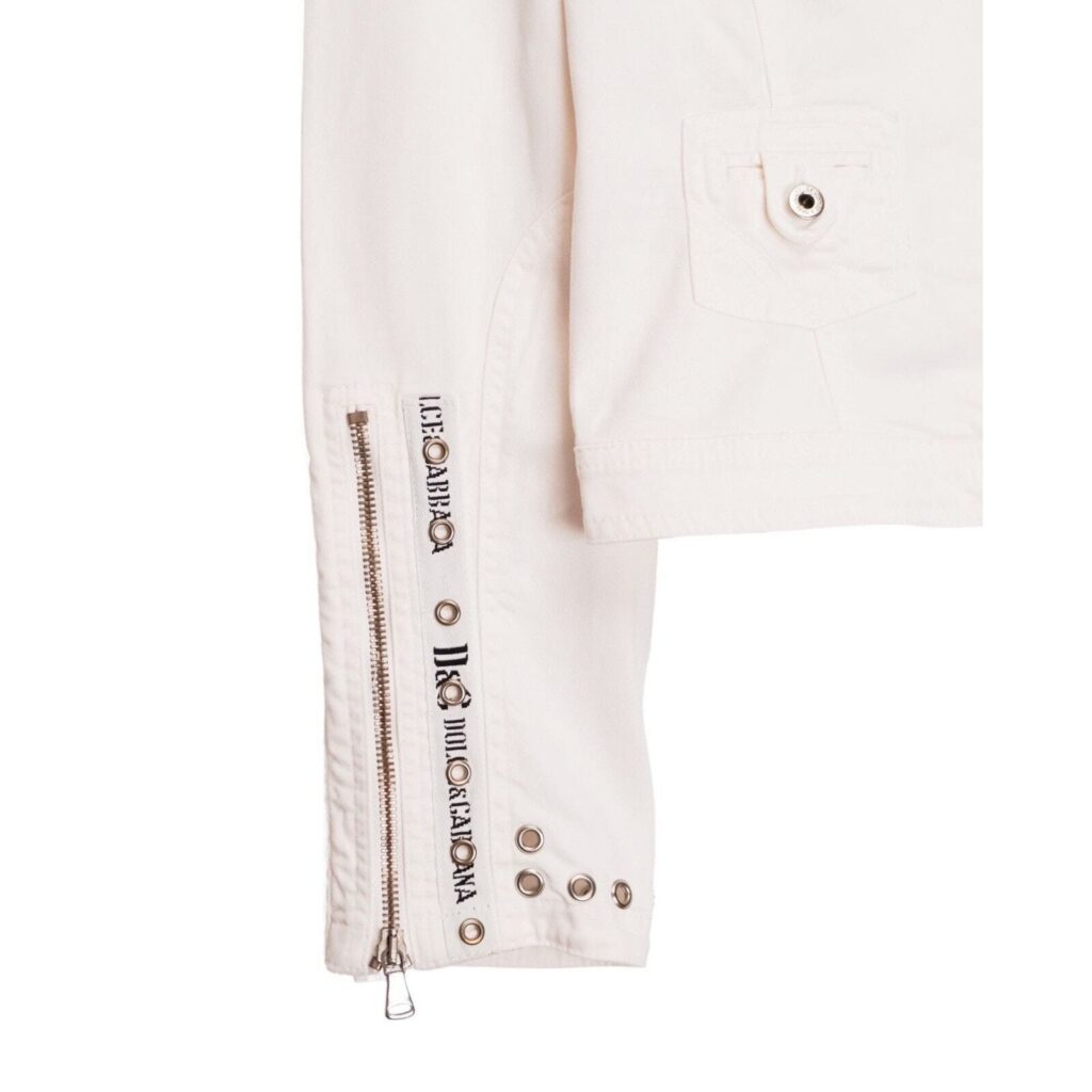 Dolce Gabbana 90’s Multi Zip Logo Eyelet Women’s Jacket — photo 4