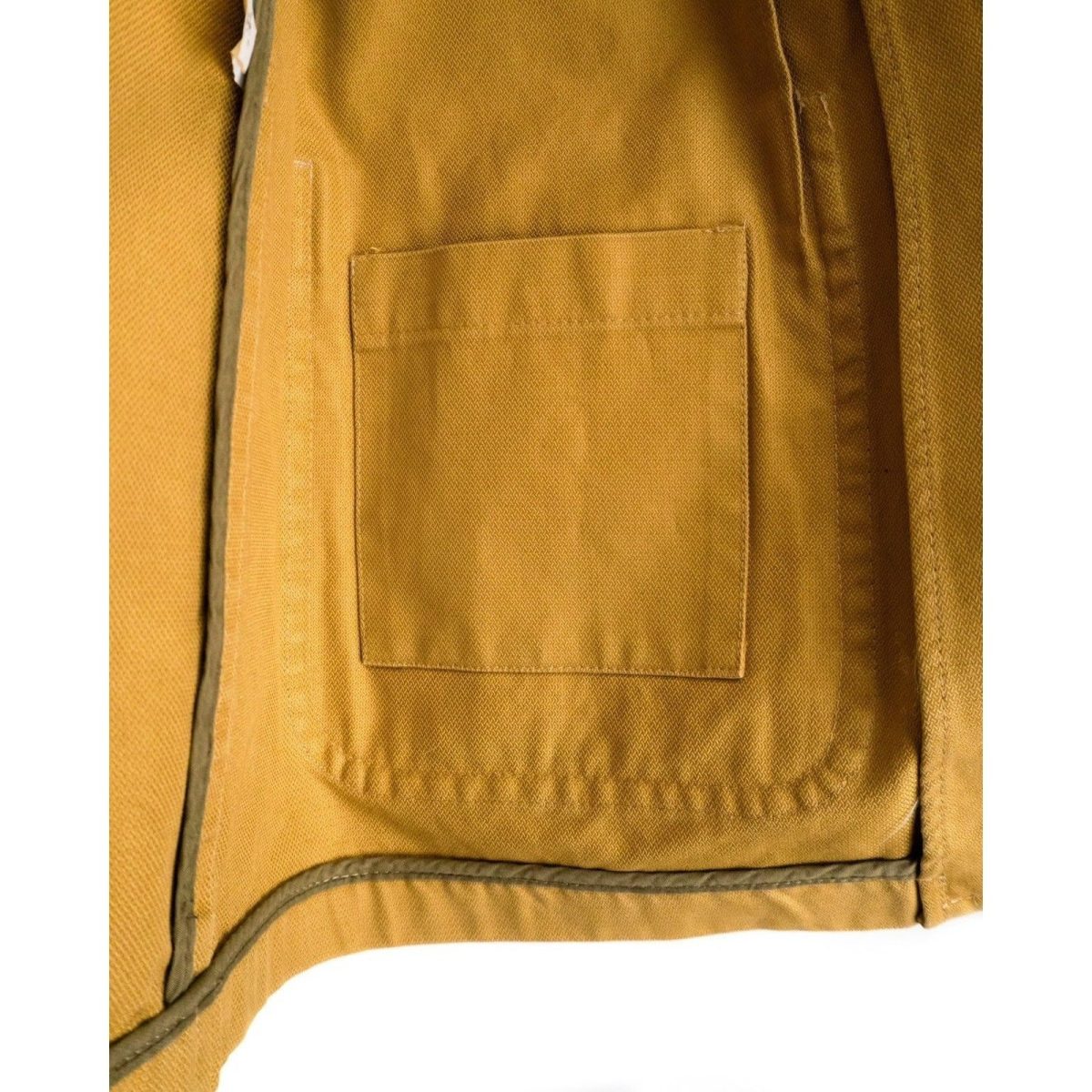Norse Projects Agder Mustard Brown Thick Cotton Work Jacket — photo 11