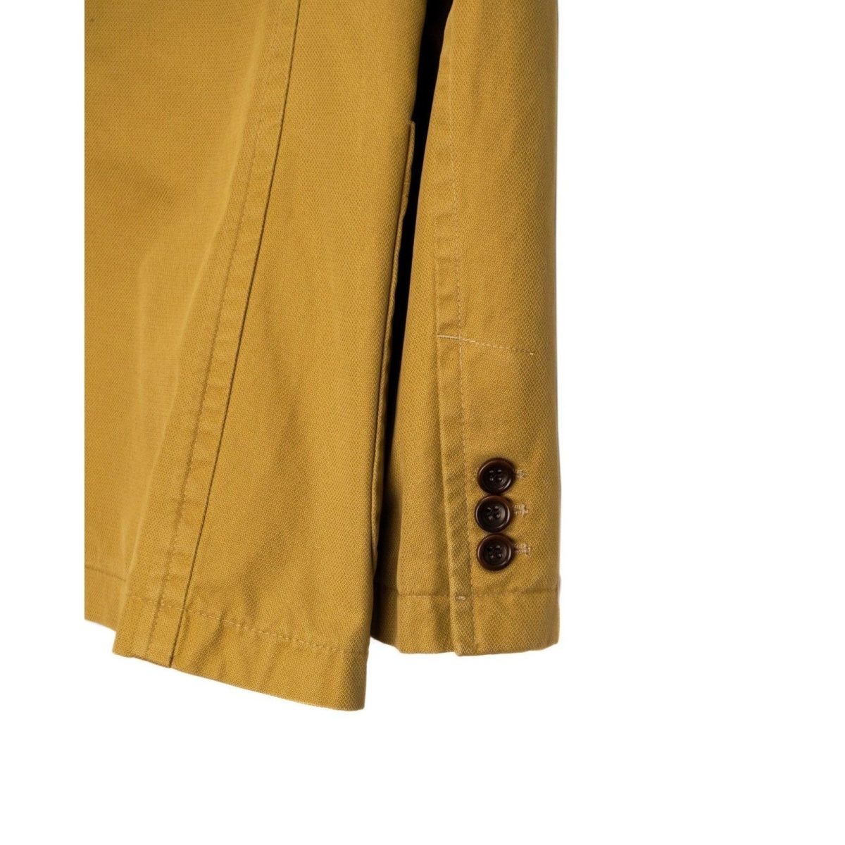 Norse Projects Agder Mustard Brown Thick Cotton Work Jacket — photo 7
