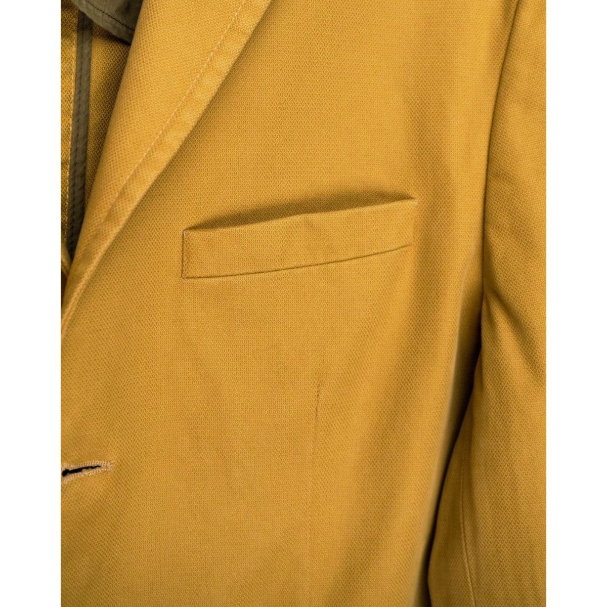Norse Projects Agder Mustard Brown Thick Cotton Work Jacket — photo 8