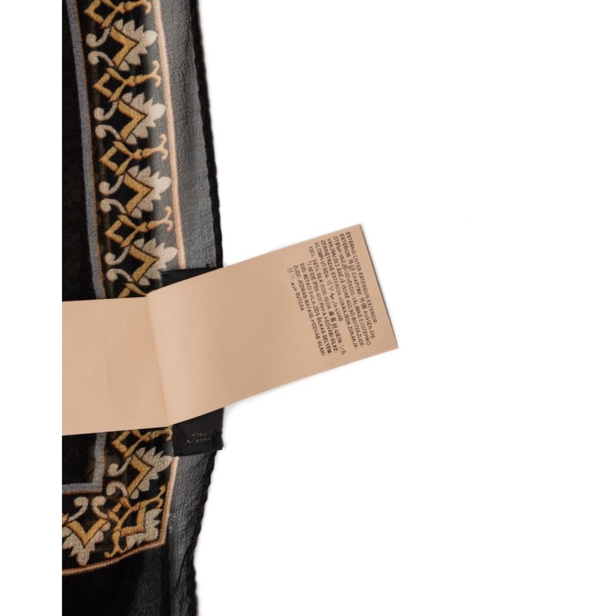 Versace Medusa Multicolor Baroque Printed Silk Shawl Scarf — photo 16